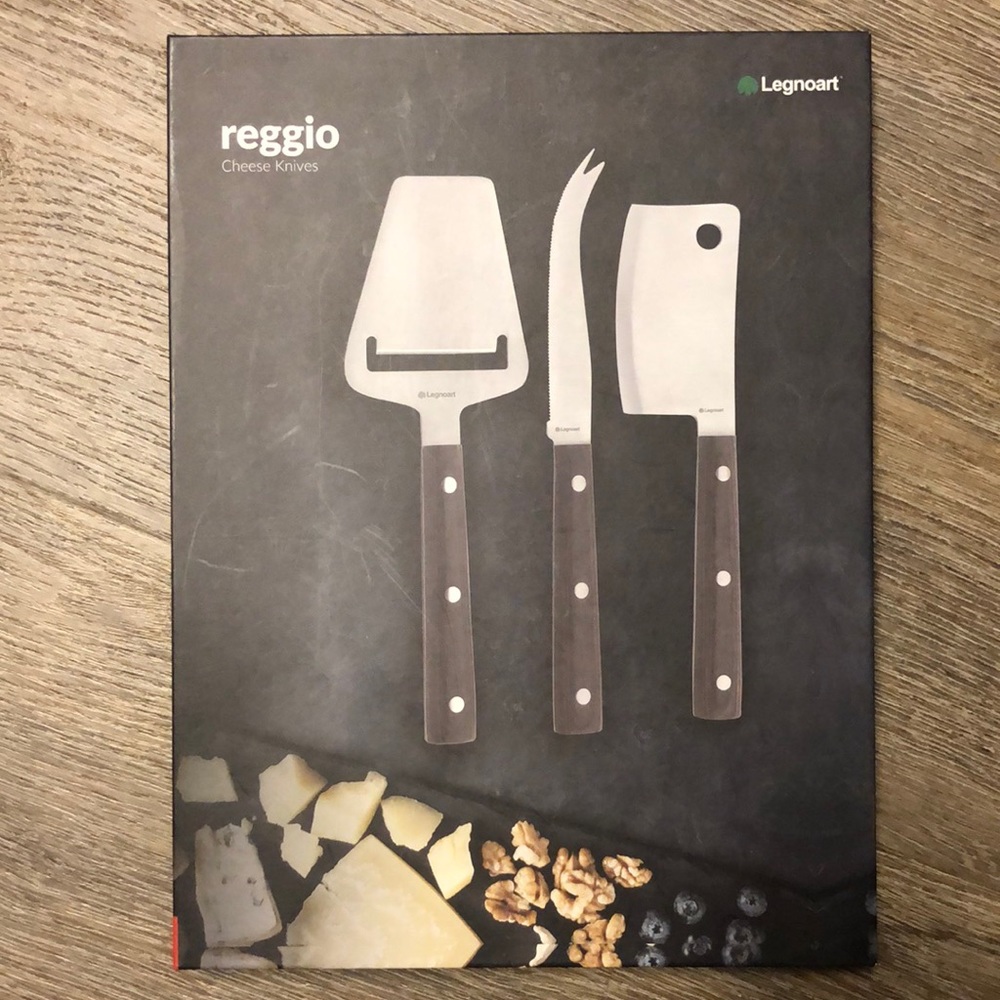 Brand 🆕🔥👨🏻‍🍳🔥 LEGNOART Reggio cheese knives set